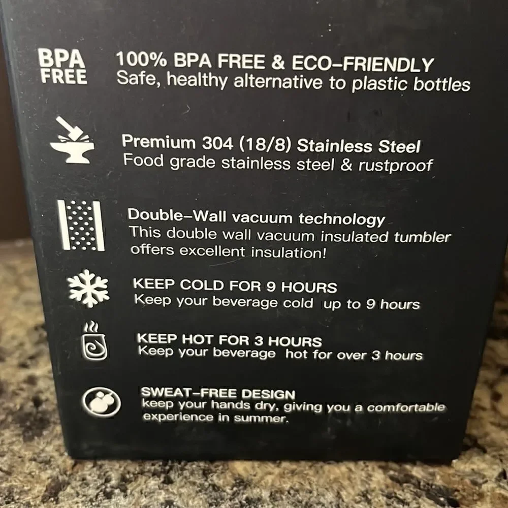 New in Box 12 oz Wine Tumbler